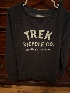 Trek Bicycle Co. Women's Crewneck Sweatshirt in Dark Gray